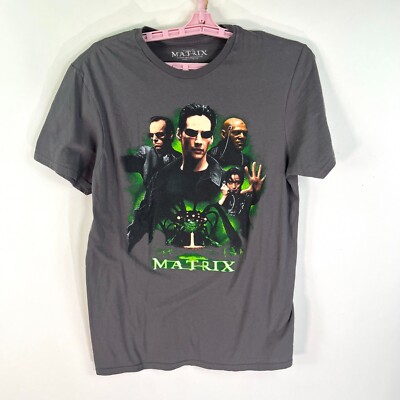 Matrix Move T Shirt Adult Size M Gray Graphic Tee