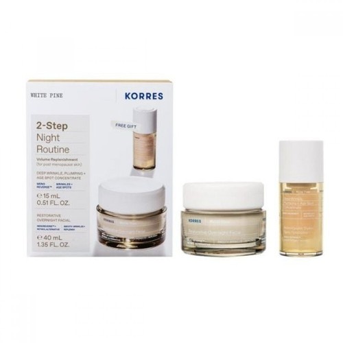 Korres White Pine 2-Step Night Routine Face Cream for Αnti-ageing 40 ml - Picture 2 of 3