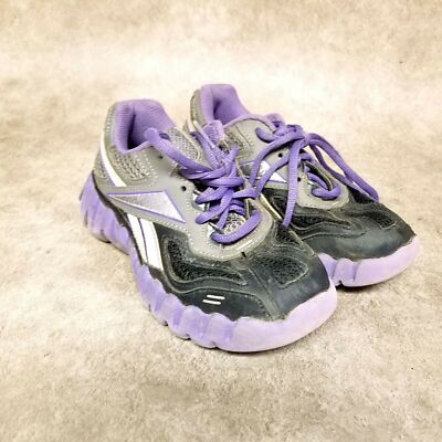 Reebok Girls  71-V43331 Size 11 Purple  Lace Up Athletic Sneakers