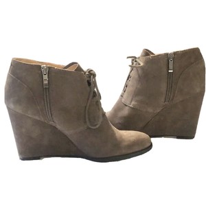 ivory suede booties