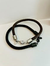 Simon Carter London Woven Leather Link Bracelets