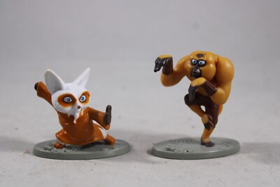 Dreamworks Kung Fu Panda Monkey Mattel Micro Collection Figure Master Shifu Lot