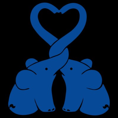 6" ELEPHANT HEART Vinyl Decal Sticker Car Window Laptop Animal Cute Africa Love £3.99 - UK