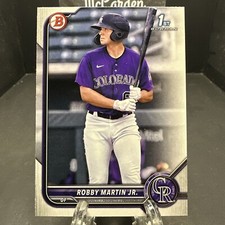 2022 Bowman Prospects Robby Martin Jr #BP-43 Colorado Rockies
