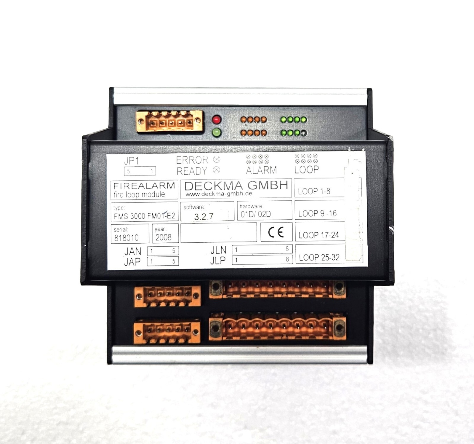 DECKMA GMBH FMS 3000 FIRE LOOP MODULE FMS 3000 FM01-E2