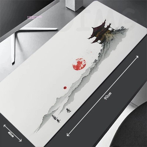 Chinese Ink Painting Mouse Pad Gamer Mousepads Big Gaming Mousepad Mouse Mat - Bild 7 von 39