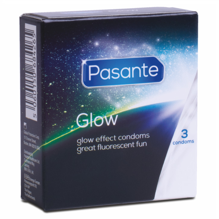 Preservativos Pasante Glow - 3 Unidades En Oferta Pasante Brillo En La Oscuridad 3 Unidades (Cod. Dl-D-225585)