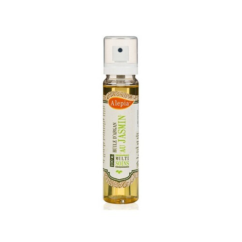 Huile d'argan bio au jasmin formule non grasse pour réparer les cheveux abîmés