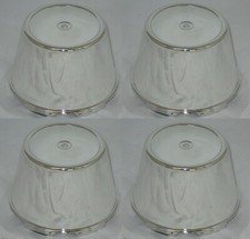4 Cap Deal Cone Style Fits 3.174 Diameter Bore Wheel Rim Snap In Center Caps