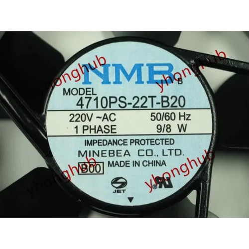 Ventilateur refroidissement serveur NMB-MAT 4710PS-22T-B20 B00 AC 220V 9W/8W 120x120x25mm - Photo 3/4