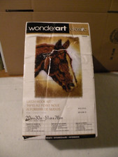 WONDER ART HORSE CLASSIC LATCH HOOK KIT  426404 NIB