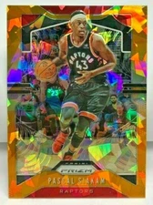 Pascal Siakam 2019-20 Panini Prizm ORANGE CRACKED ICE Prizm SP #156 - RAPTORS