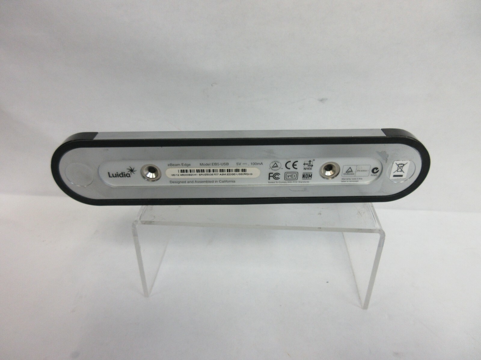 Luidia eBeam Edge Projection SmartBoard Bluetooth EB5USB Base Unit w