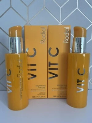 Rodial Vit C Brightening Cleanser 135ml RRP £39 New And Boxed x 2 (worth £78)