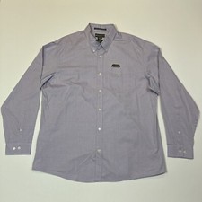 Eddie Bauer Men's XL Button Down Shirt Purple Long Sleeve NWT