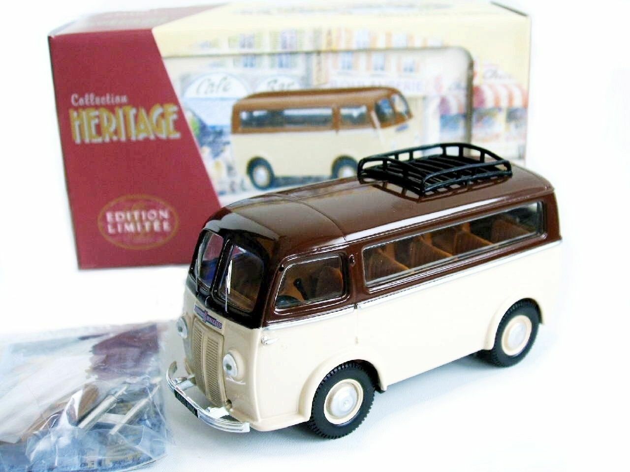 Chenard & Walcker Mini Bus Vitré 1/43 Corgi pour créer un diorama vintage