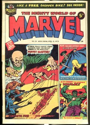 Mighty World Of Marvel--#29--1973--COMIC BOOK--Marvel--G/VG | eBay