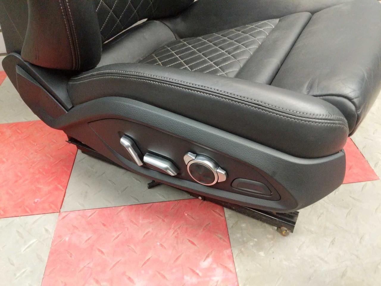 2017 Audi R8 V10 Spyder OEM RH Passenger Seat Heated Speaker Black Pwr TESTED
