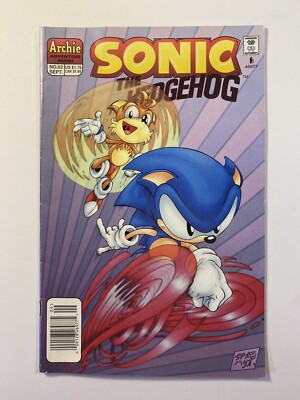 Sonic The Hedgehog #62 Newsstand - HTF - Low Print Run - We Combine Shipping!