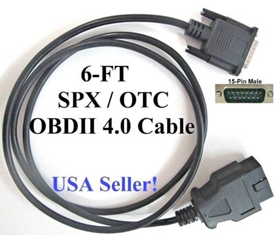 Replacement SPX OTC OBD2 OBDII 4.0 Main Data Cable Scan Tool Code Reader Scanner