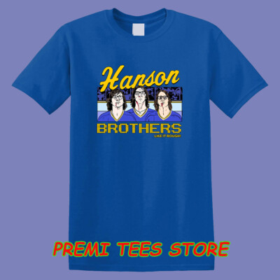 #ad Old Time Hockey Hanson Brothers Men#x27;s Blue Size S 3XL $14.66