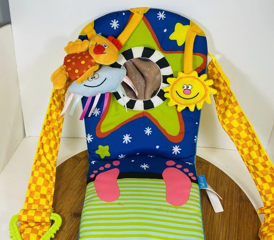 Taf Toys Multicolor Jugar y Patear Puntera Tiempo Infantil Asiento de Coche Juguete Edad 0m+ Funciona Foto 2 de 4