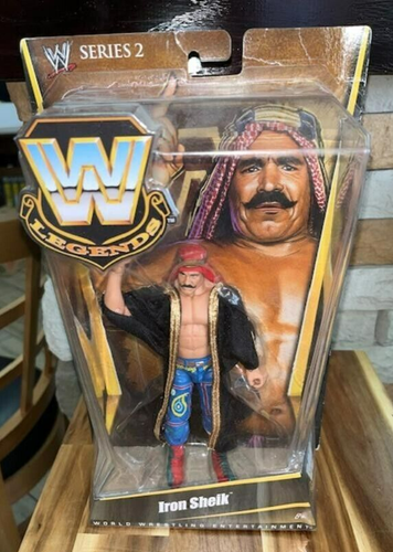 Mattel WWE Statuetta Articolata Iron Sheik – Collezione Elite Legend, Con Accessori E Tecnologia TrueFX (15 Cm)