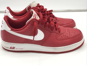 Nike Air Force 1 '82 Red \u0026 White Men's Shoes 315122-607 Size US 14  Snakeskin | eBay