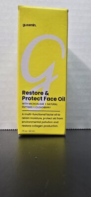GLEAMIN SUPERCHARGED SERUM Naturally Balance Hydrate Firm & Brighten 1OZ