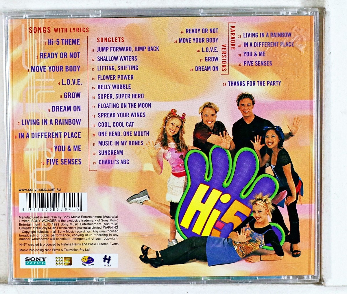 Hi-5 - Jump and Jive with Hi-5 (CD 2004) 9399700070415| eBay