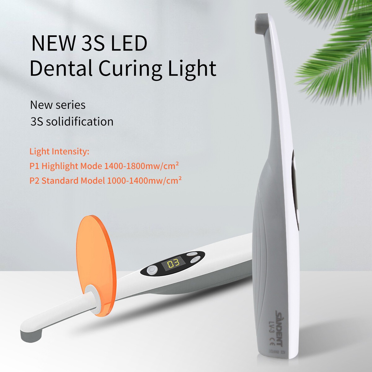 LED Curing Light　LEDカーリング　ライト Dental 5W Cordless Curing Light 1Sec LED Light Cure Lamp