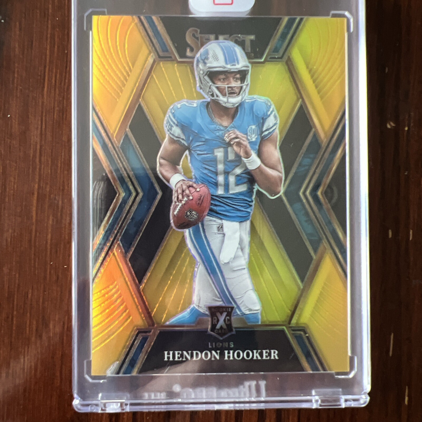 2022 Panini Select XRC 2023 GOLD Hendon Hooker 6/10 #505 (RC) Prizm Lions