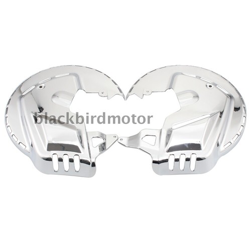 Chrome Brake Rotor Covers W/LED Ring Of Fire For Honda GOLDWING GL1800