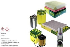 MANN-FILTER Paket + Presto Klima-Reiniger für Opel Corsa D Van L_8