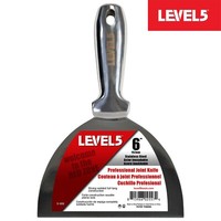 "LEVEL5 Spachtel Ganz Aus Edelstahl 6\"/152Mm Profi Trockenbau Malerspachtel 5-406"