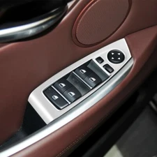 Car Window Glass Lift Button Frame Sticker For BMW 5 Series GT F07 2010-2017 LHD