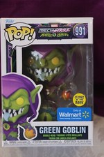 Image of New Funko POP! Marvel Mechstrike Monster Hunters #991 Green Goblin GITD Bobble