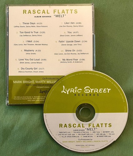 Rascal Flatts **PROMO CD** Melt | eBay UK