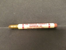 Vintage -  DESHLER FARMER'S ELEVATOR - DESHLER & CUSTAR, OH - BULLET Pencil