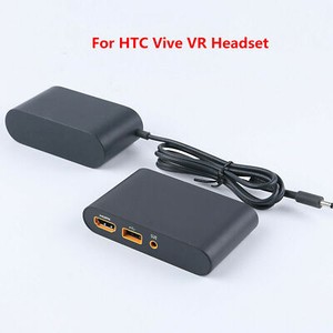 For HTC Vive VR Headset Virtual Reality Link Box with Power Adapter Cable Set