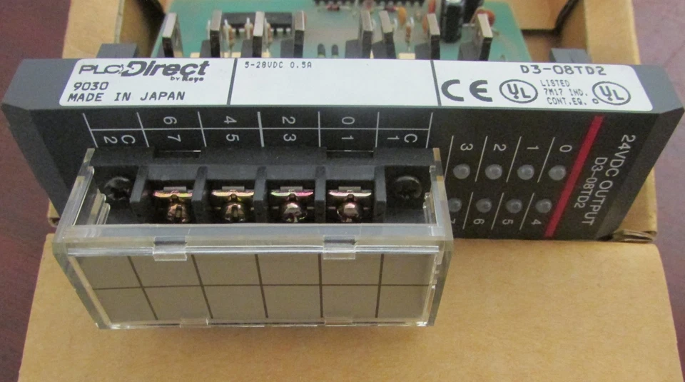 KOYO PLC DIRECT 8 Point Output Module D3 08TD2 - Image 3 of 3