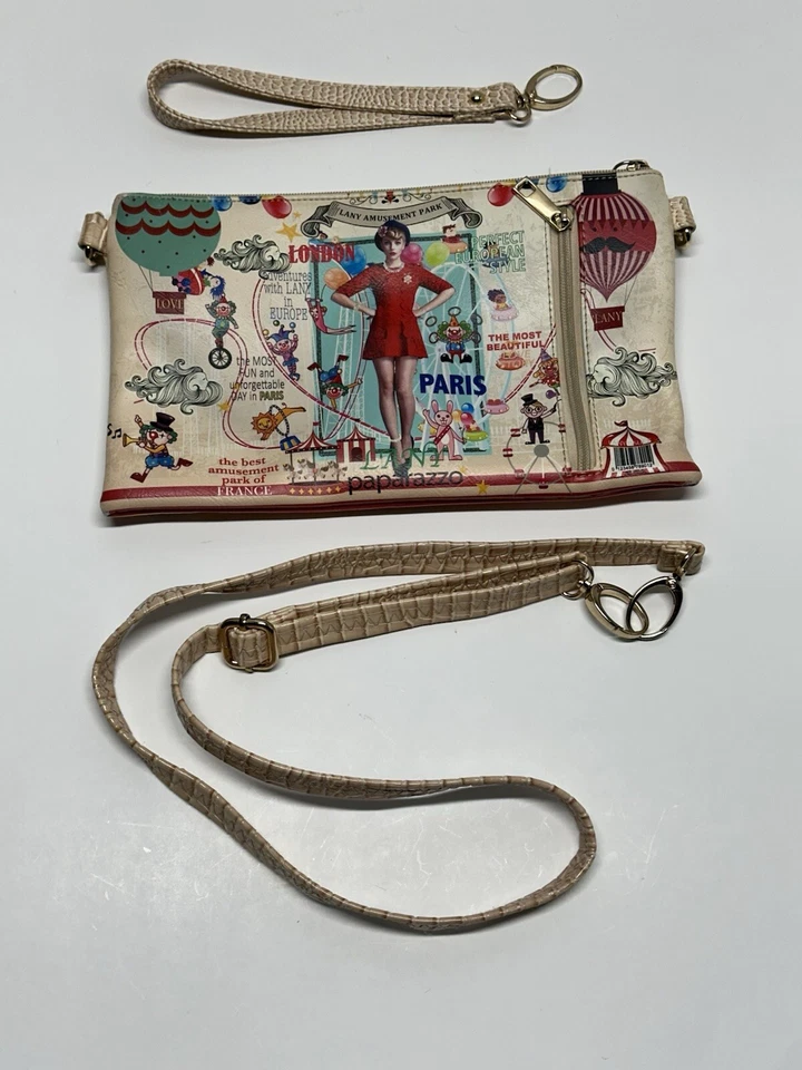 Сумочка Lany поставляется с 2 ремнями - 1 для сумочки и один для бумажника застежки - Изображение 3 из 4