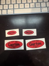 Garton Pedal Car Seat Decal Set