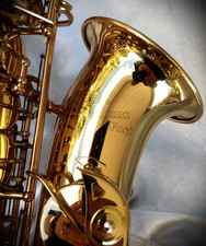 ANTIGUA "Vosi" 2150 Alto Sax w/Nice Antigua Case & Geo.M.Bundy 4 Mpc.- VERY GOOD