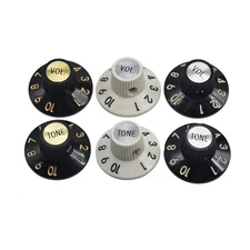 KAISH Skirted Witch Hat Knobs 2V2T for Jazzmaster/Telecaster Custom or Amplifier