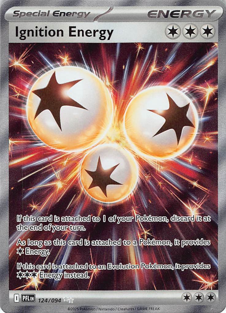 Ignition Energy 124/094 Ultra Rare Phantasmal Flames Pokemon Holo Near Mint