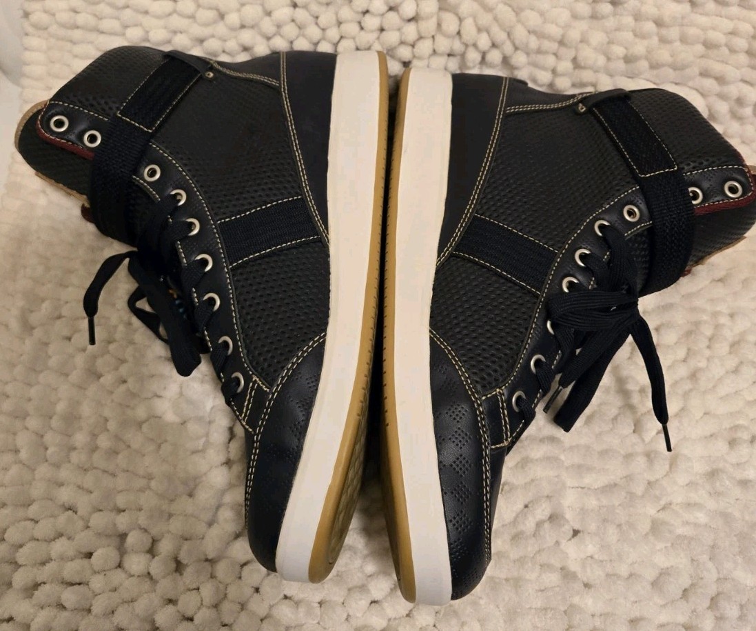 Coogi Australia Shoes men Size 12 High Top Navy Sneakers | eBay display picture 1
