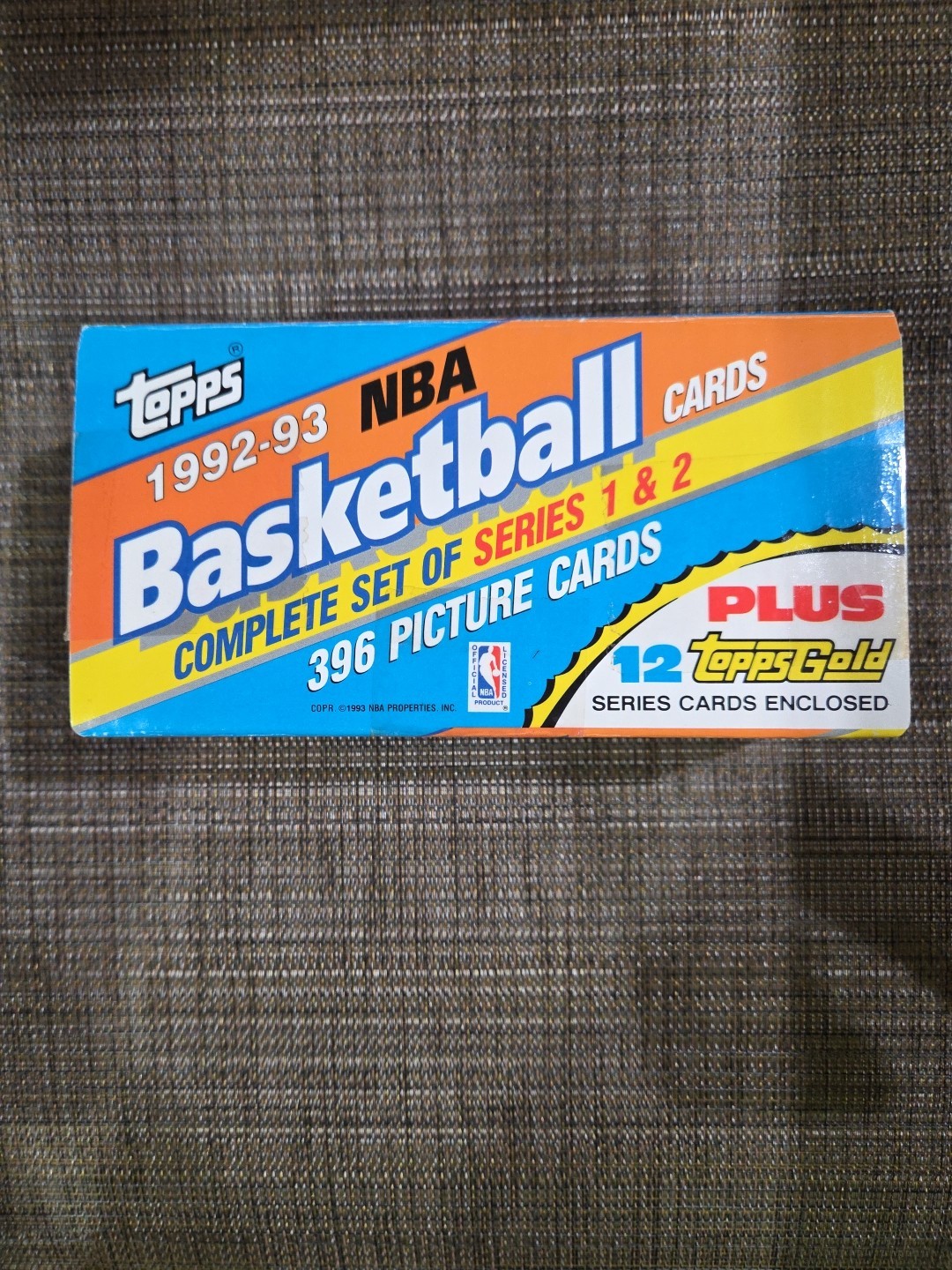 1992-93 Topps Topps NBA Basketball Complete Set 1&2 Plus 12 Topps Gold