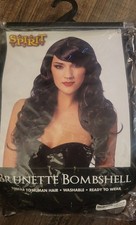 Spirit Halloween Long Brunette Bombshell Brown Halloween Wig 01134618