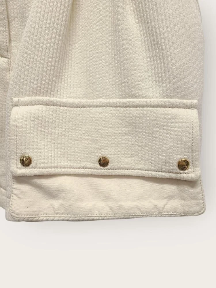Louis Vuitton Beige goldene Cord-Safari-Shorts 36 136184021 [U]